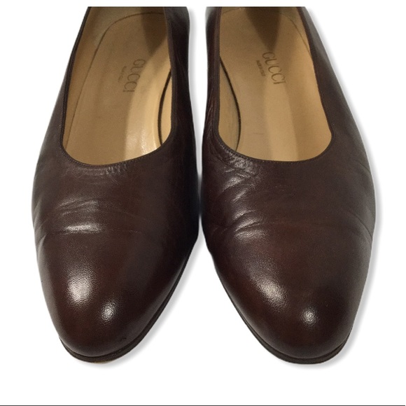 GUCCI | Vintage Italian Leather Pumps - Classic - Picture 3 of 12